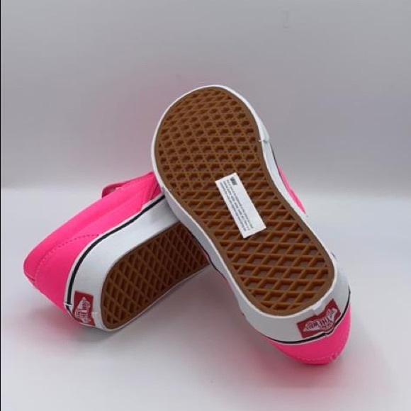 VANS KNOCKOUT NEON PINK SLIP-ON - Picture 4 of 4